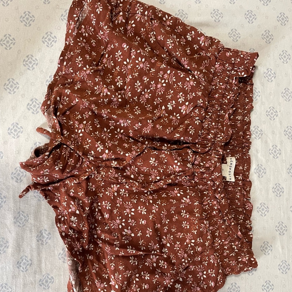 Aeropostal high waste flowy summer shorts